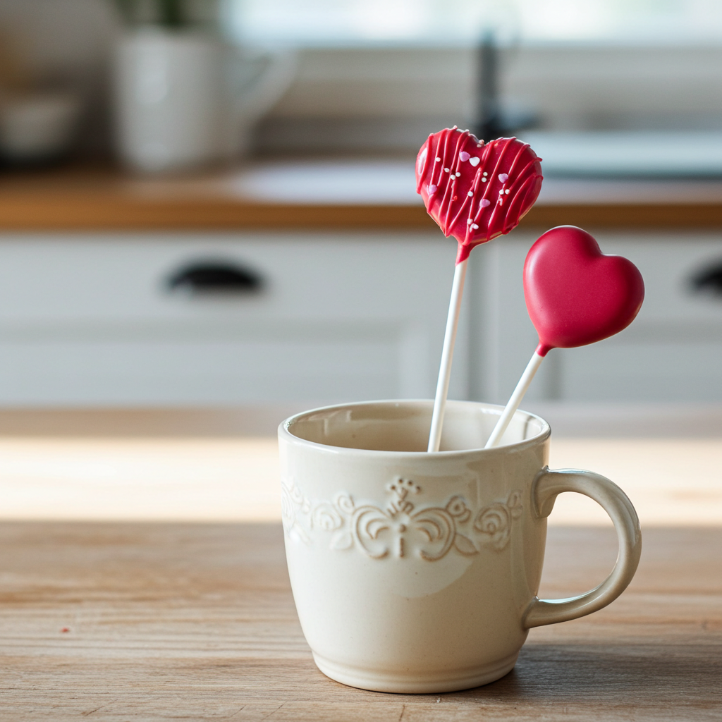 Cakepop Liefdevol hart