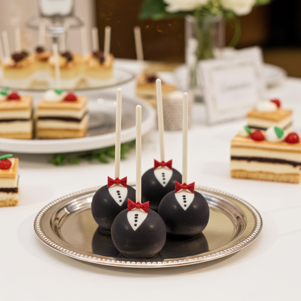 bruidegom cakeballs