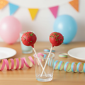 cake pop aardbei