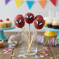 cake pop masker spiderman