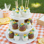 cakepops met bloem