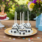 cakepops pandabeer zittend