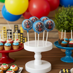 cakepops spiderman