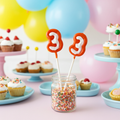 cijfer 3 cake pop