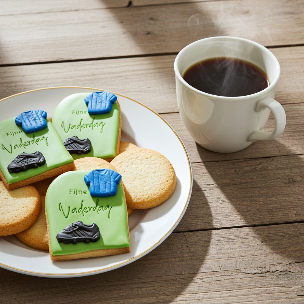 fondant koek vaderdag opdruk
