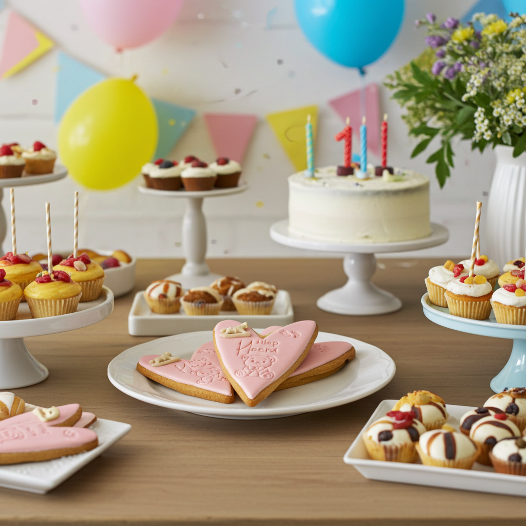 fondant koeken hart hoera