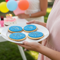 fondantkoek happy in kleur