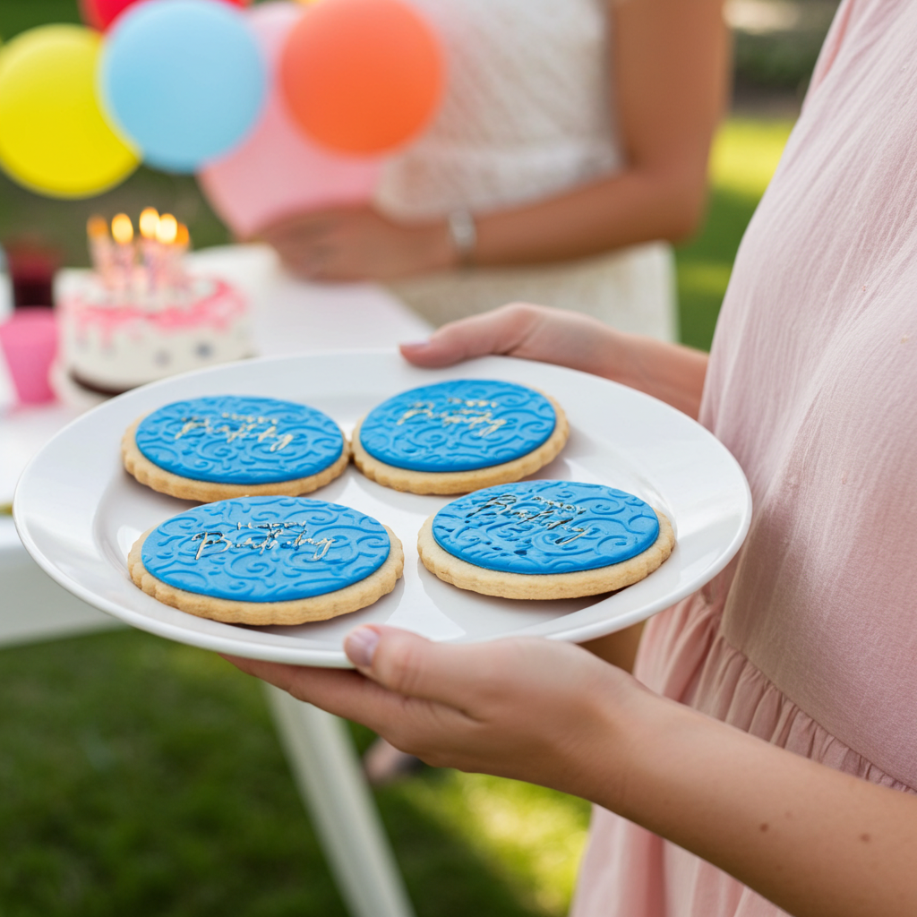 fondantkoek happy in kleur