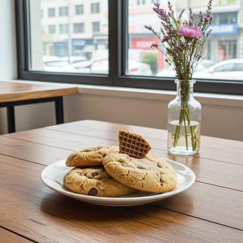 giant cookie nyc style stroopwafel