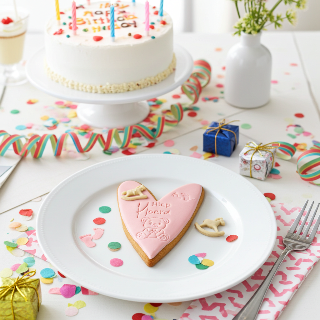 hoera fondant koek hart