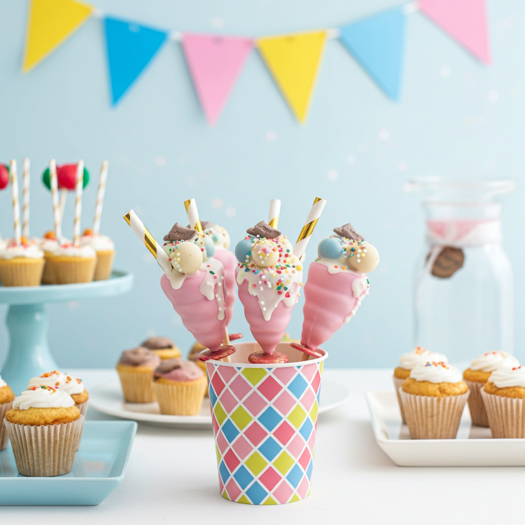 sorbetglas cake pop